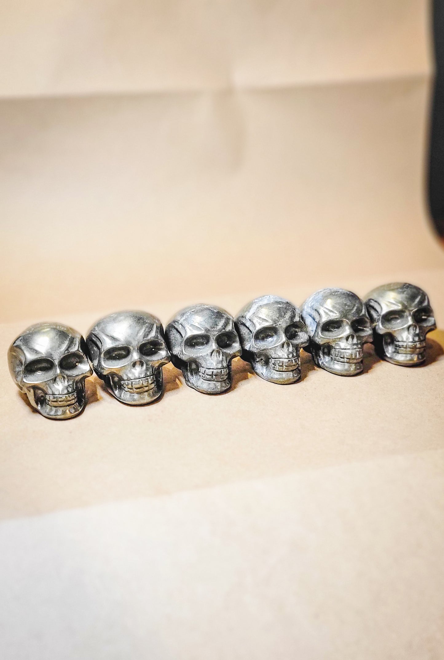 Natural Pyrite Skull Crystal