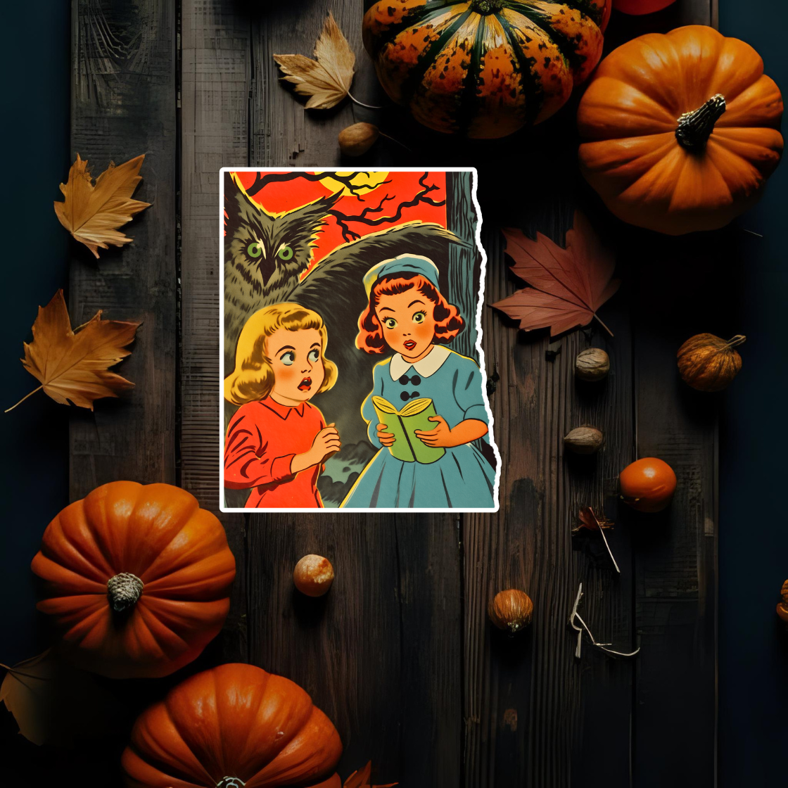 2025 Halloween Sticker Collection - SPOOKY VINTAGE