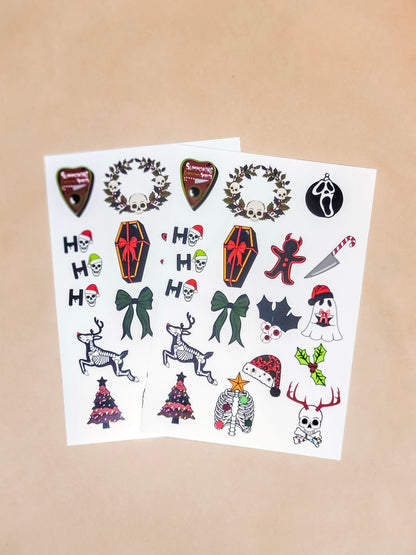 Spooky Christmas- Planner Stickers