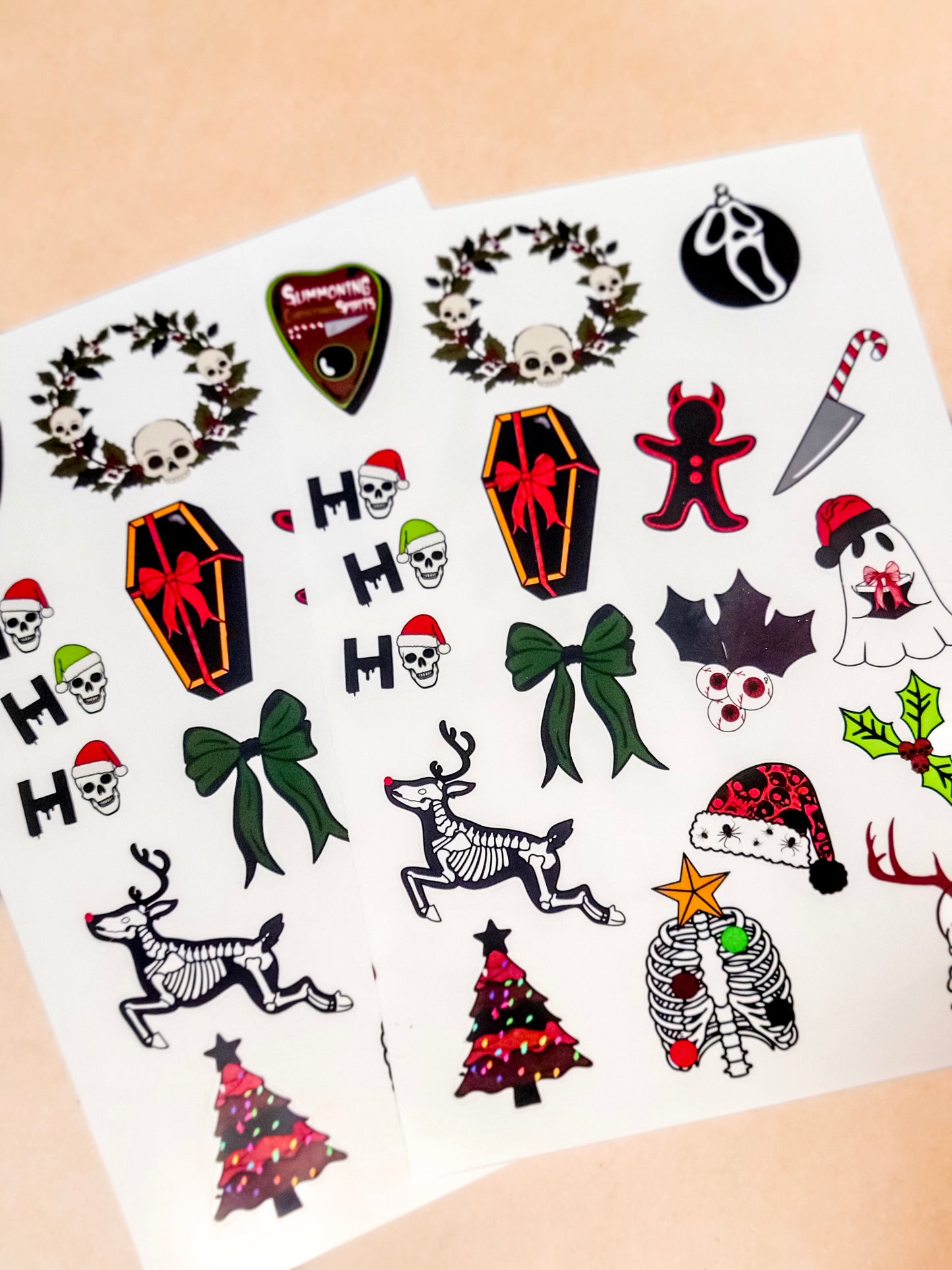 Spooky Christmas- Planner Stickers