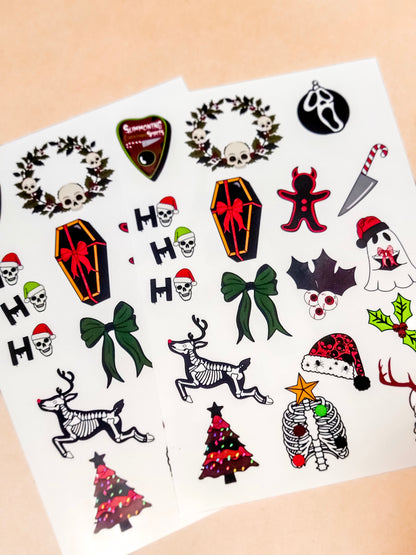 Spooky Christmas- Planner Stickers