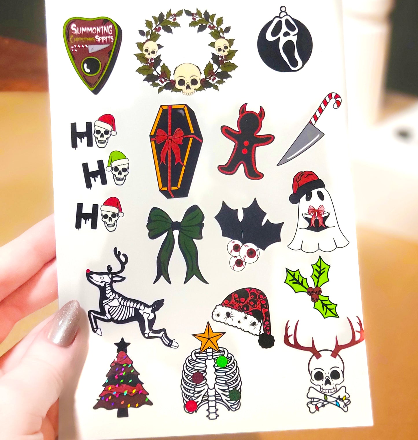 Spooky Christmas- Planner Stickers