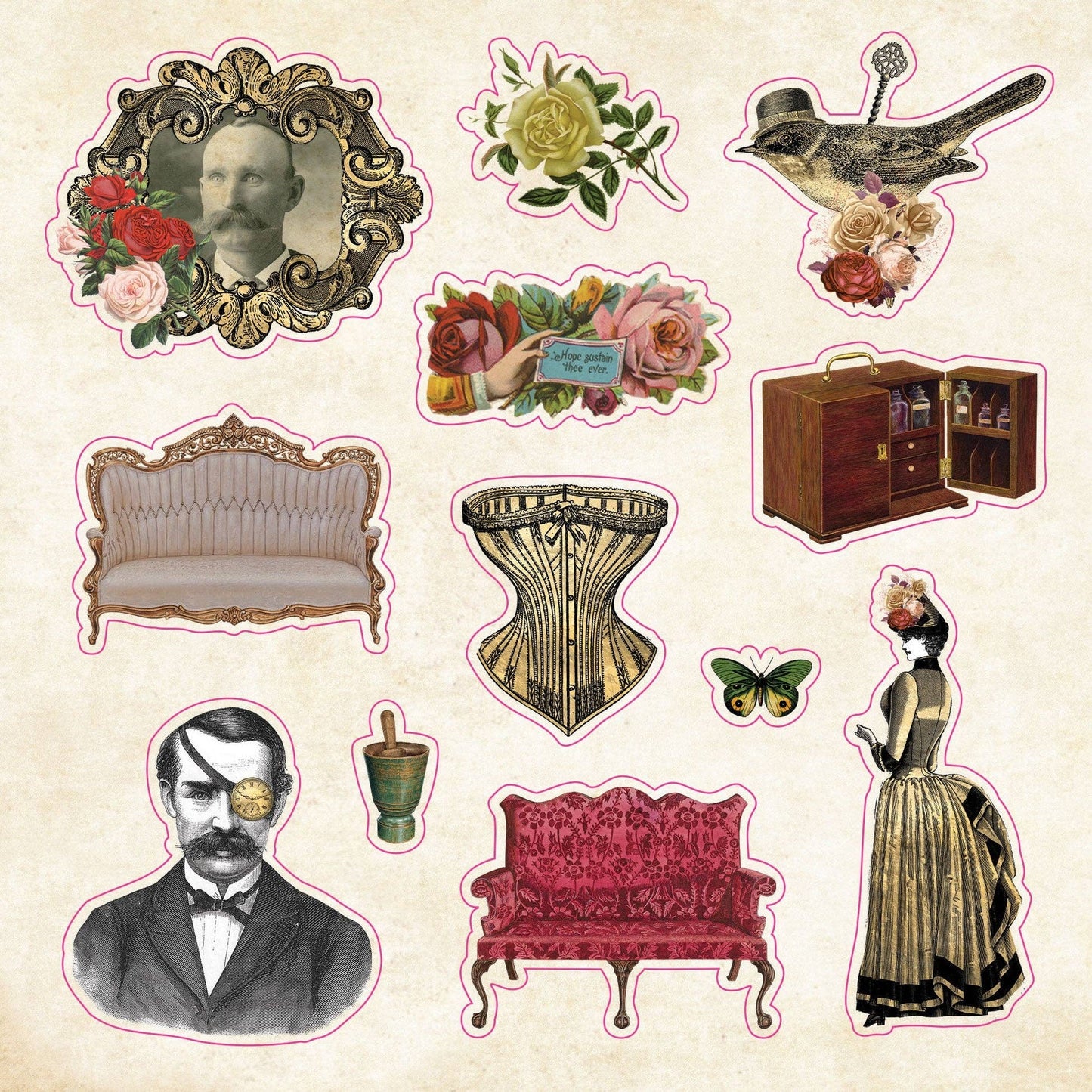 The Sticker Book of Curiosities