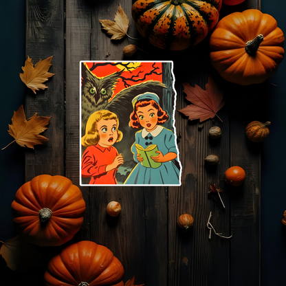 2025 Halloween Sticker Collection - SPOOKY VINTAGE