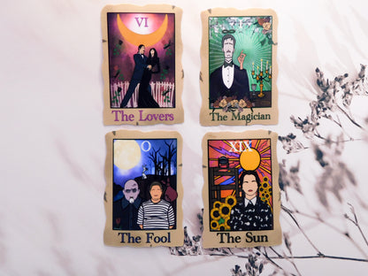 The Addams Family Tarot Sticker Set