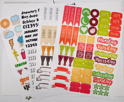 Planner Stickers- Four Set