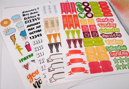 Planner Stickers- Four Set