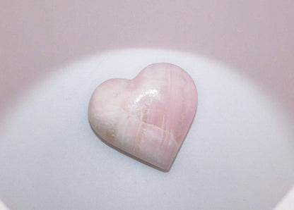 Light Pink Calcite Heart