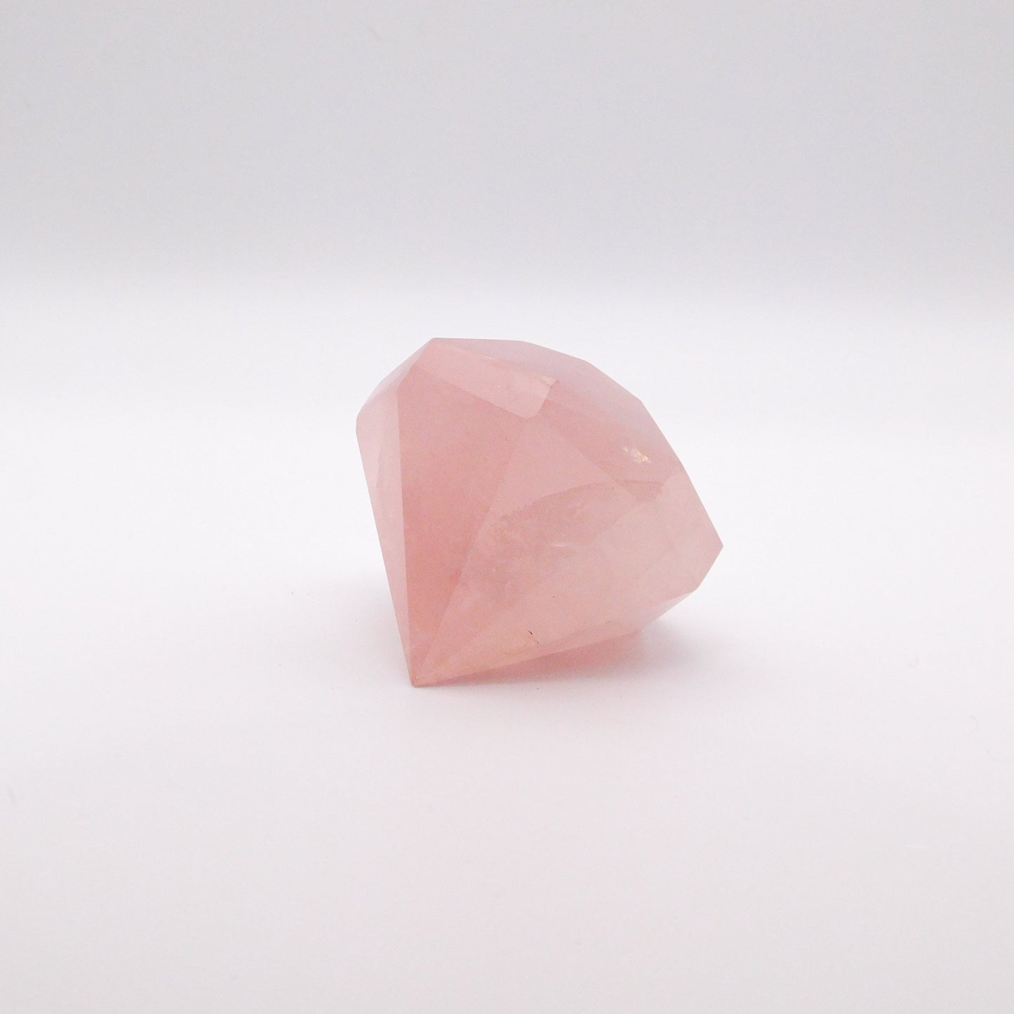 Rose Quartz Diamond Shaped Crystals