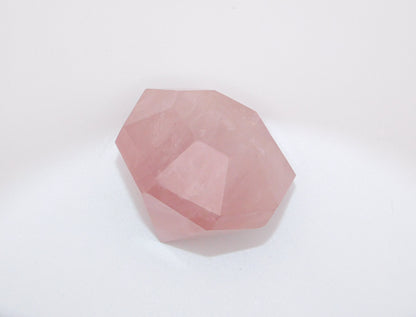 Rose Quartz Diamond Shaped Crystals