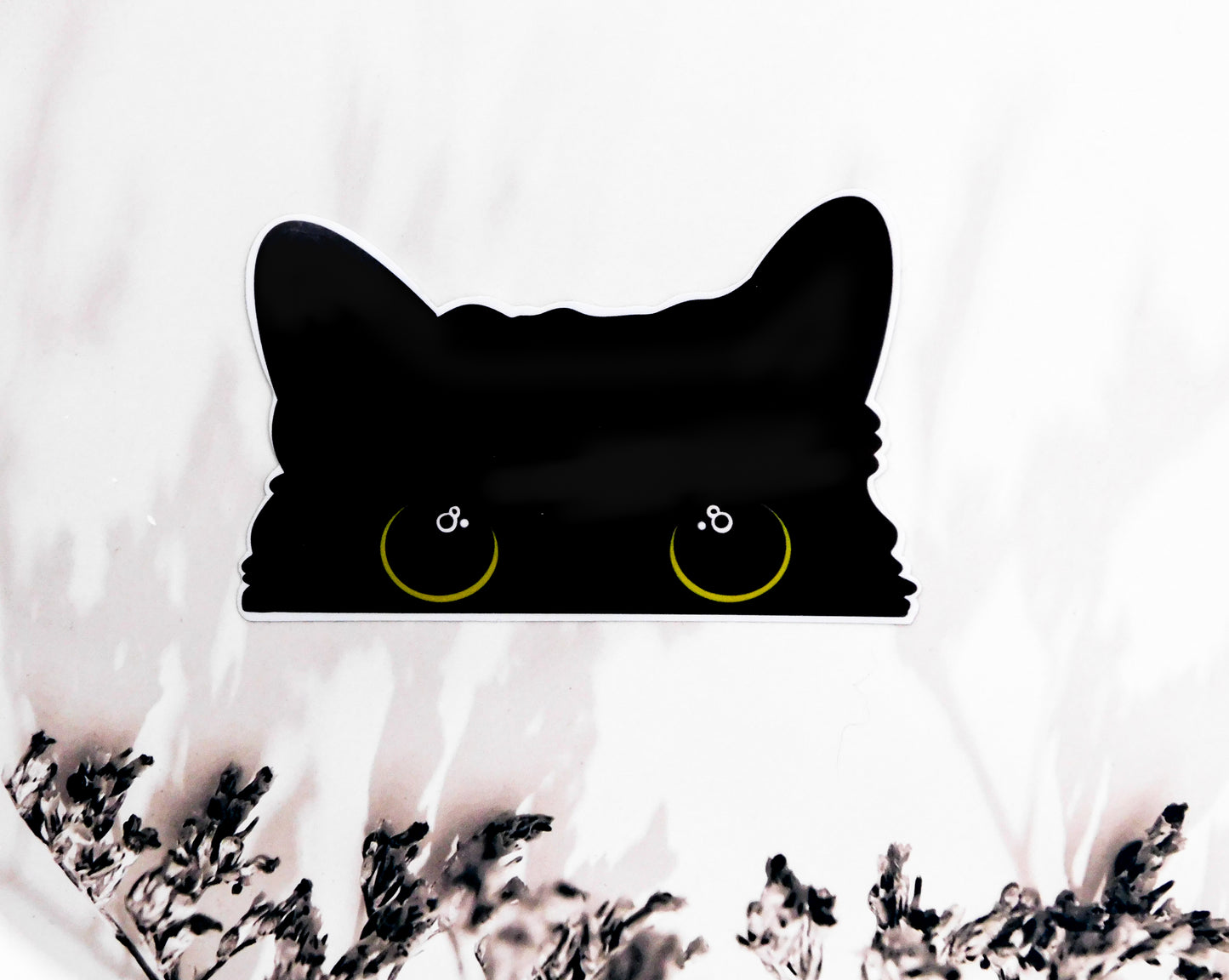 Kitty Cat Eyes Water-Resistant Sticker