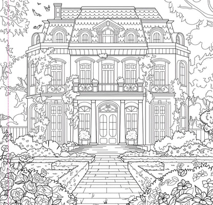 Goth Garden Adult Coloring Book