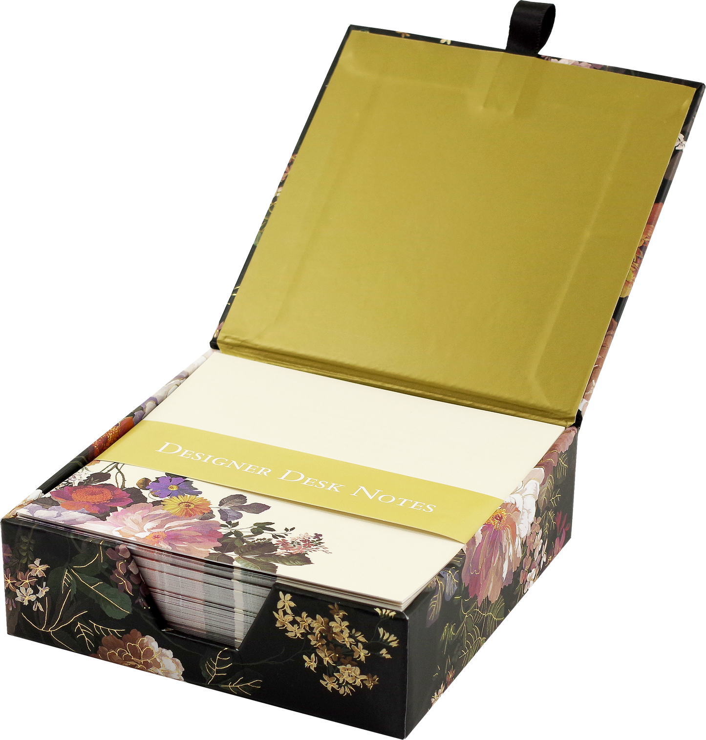 Midnight Floral Desk Notes (Note Pad)