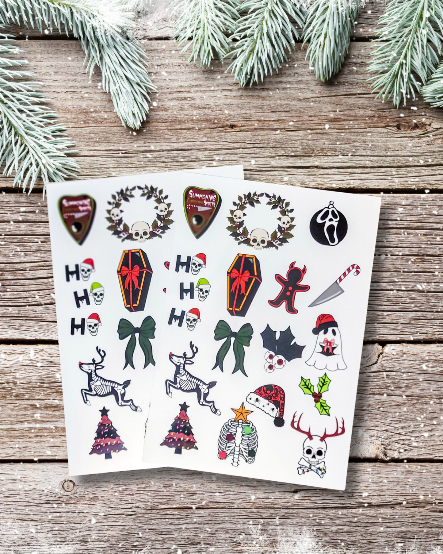 Spooky Christmas- Planner Stickers