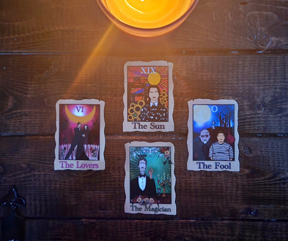 The Addams Family Tarot Sticker Set