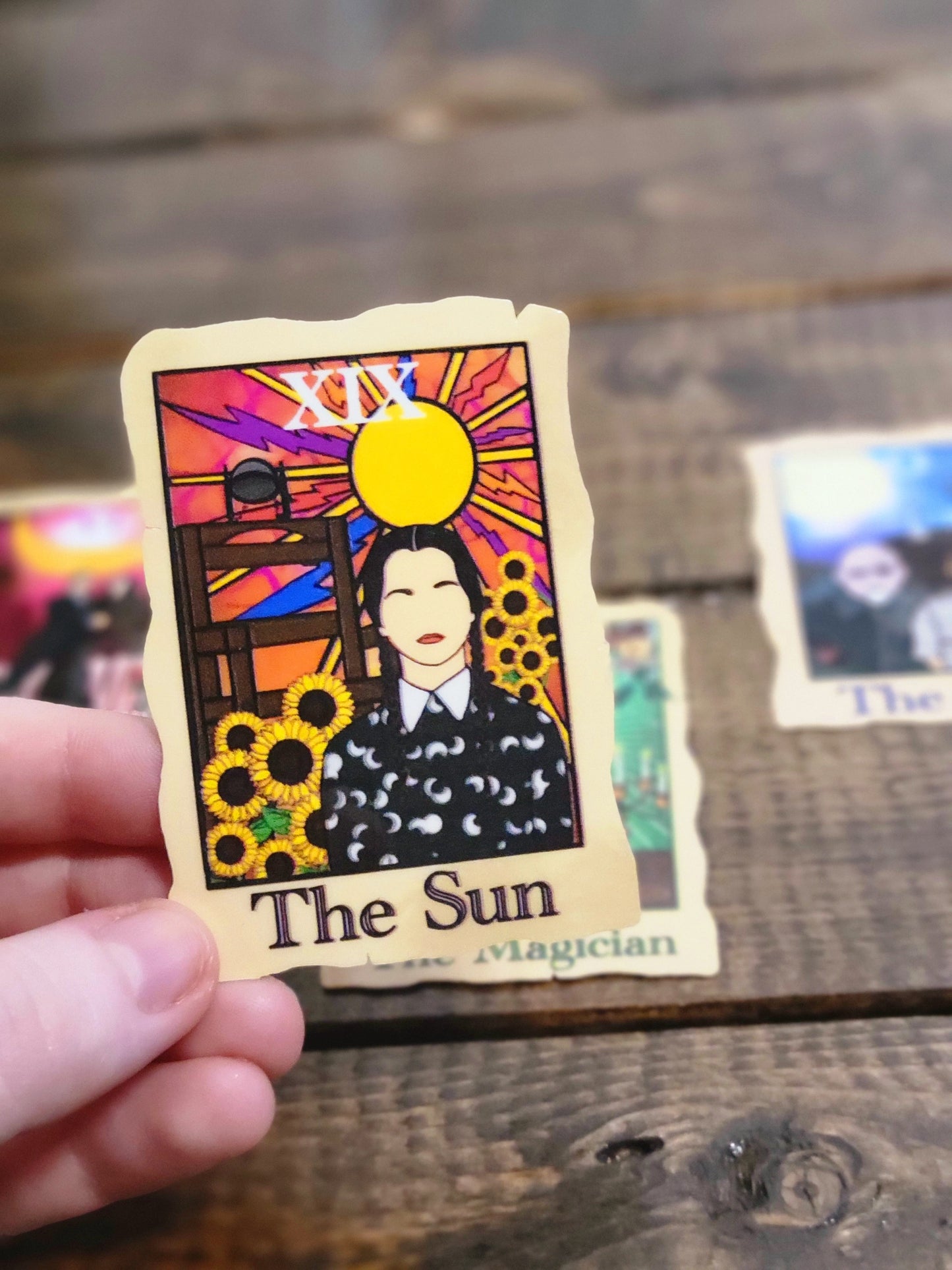 The Addams Family Tarot Sticker Set