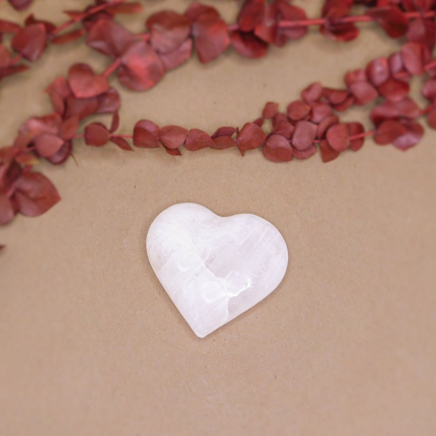 Light Pink Calcite Heart